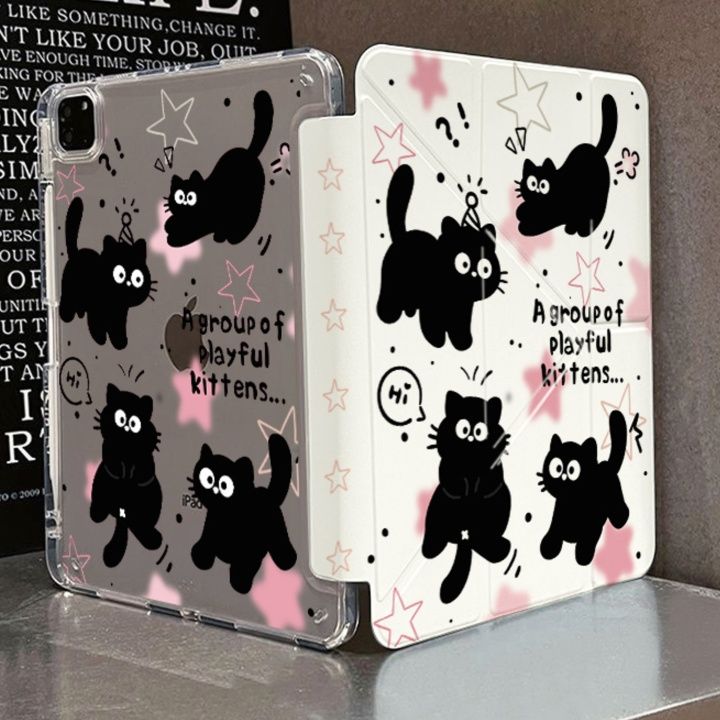 タブレットケース タブレットケース かわいい動物たち集合スタンド式保護カバー