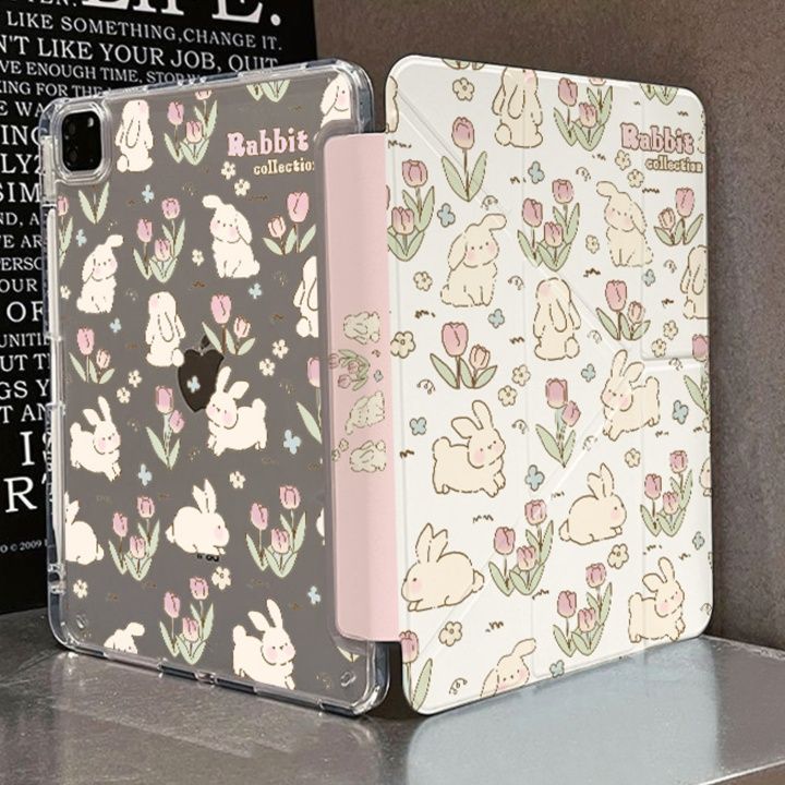 タブレットケース タブレットケース かわいい動物たち集合スタンド式保護カバー
