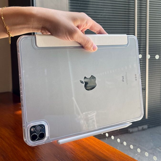 タブレットケース タブレットケース 透明感溢れる極薄スマート保護ケース
