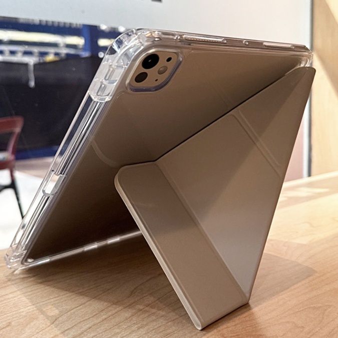タブレットケース タブレットケース 折り紙風デザイン 多角度スタンド