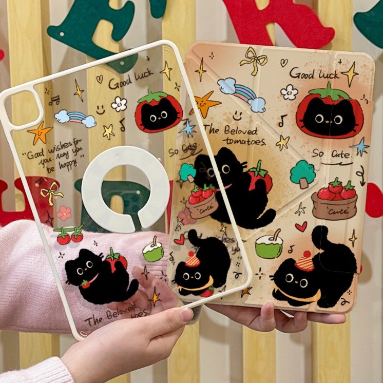 タブレットケース タブレットケース かわいい動物たちのパン屋さん保護ケース