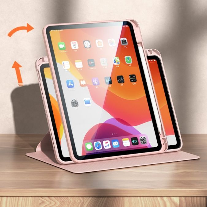 タブレットケース タブレットケース 多機能回転式漫画柄保護ケース