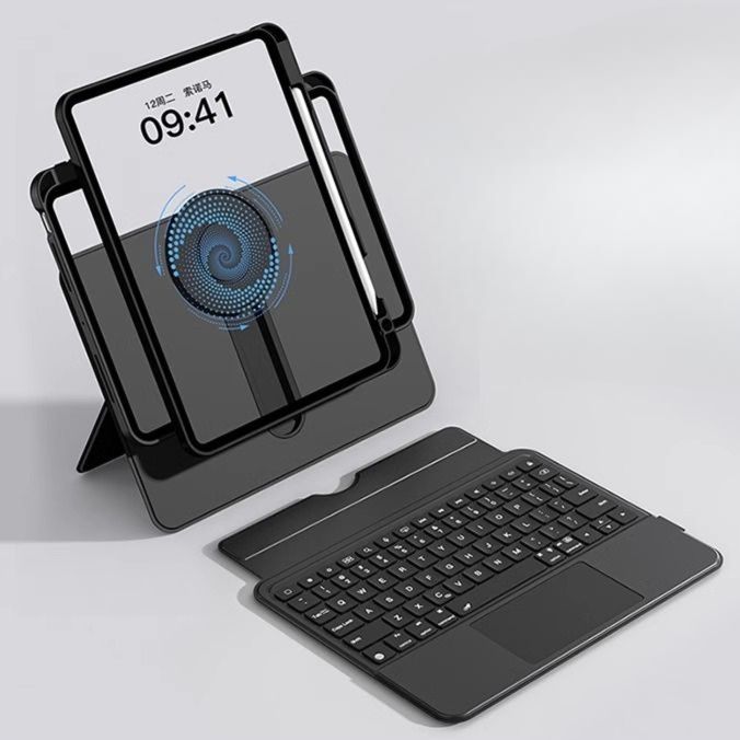 タブレットケース 高さ調節自在スタンド機能付きタブレットケース