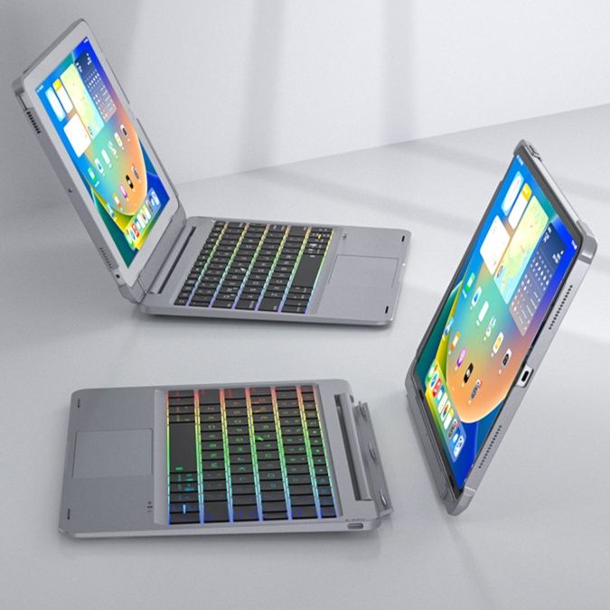 タブレットケース 多機能キーボード付きタブレット保護ケース
