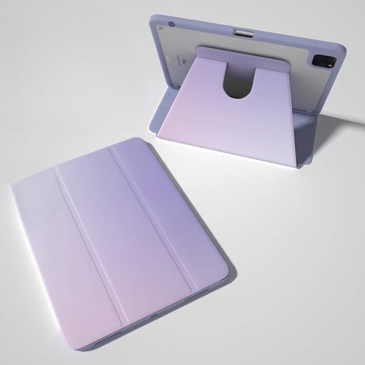 タブレットケース 磁気吸着回転式保護カバー