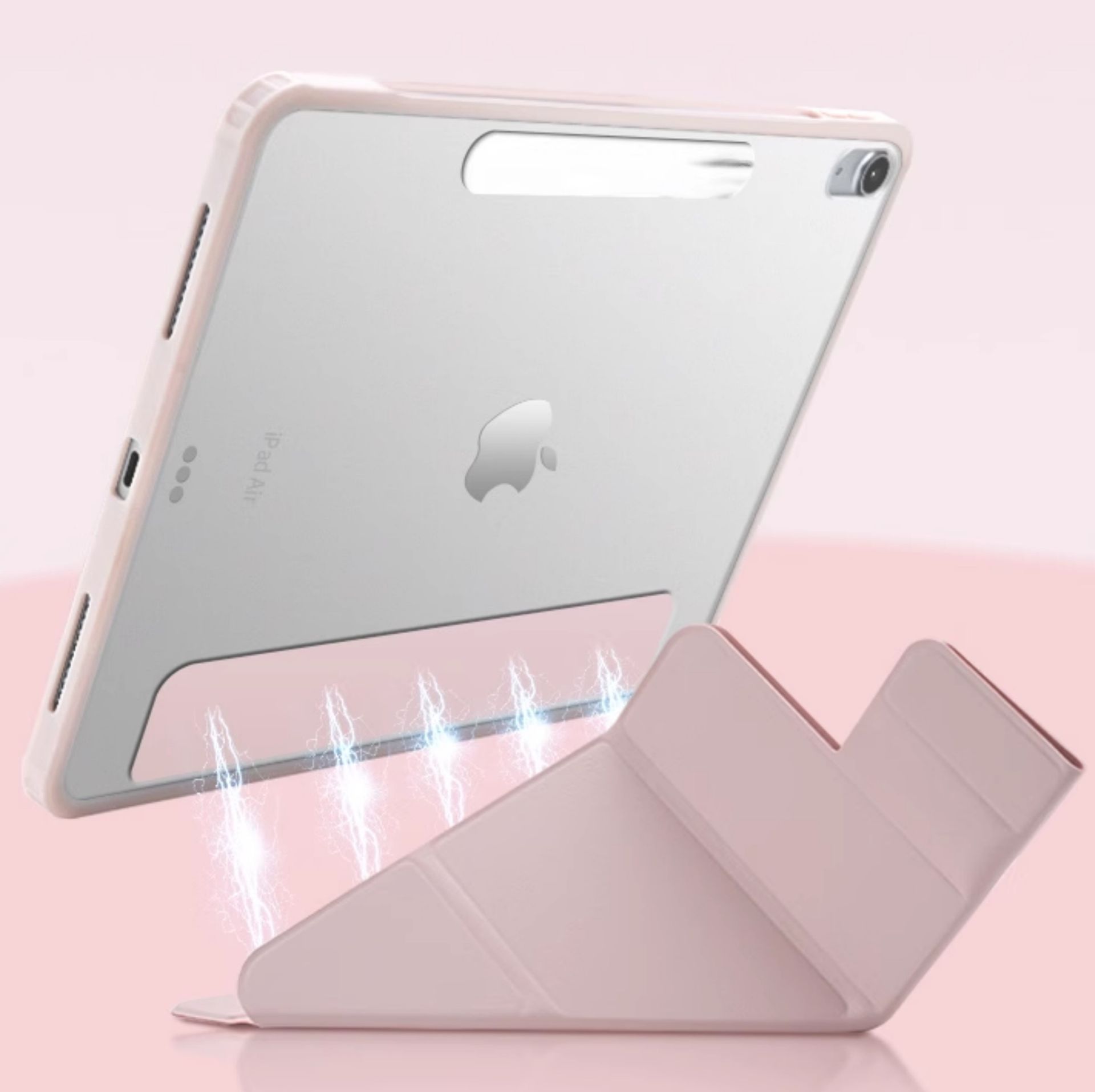 タブレットケース 磁石吸着式折りたたみ保護カバー