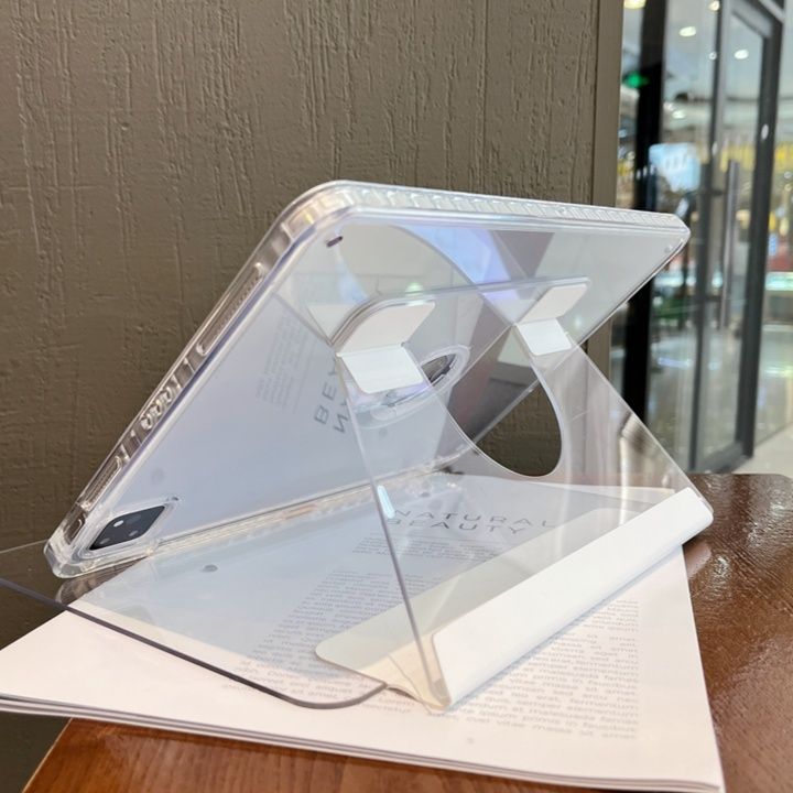 タブレットケース 透明スタンド機能付き保護ケース