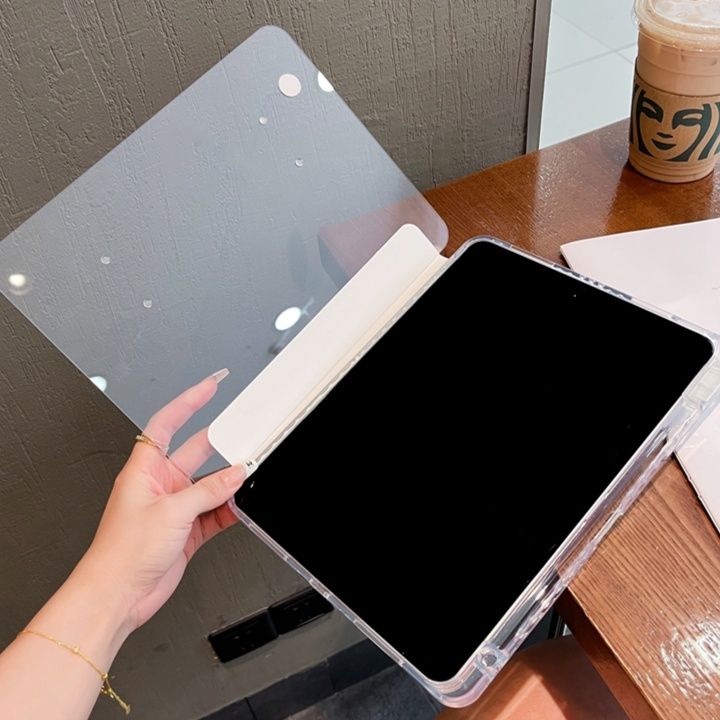 タブレットケース 透明スタンド機能付き保護ケース