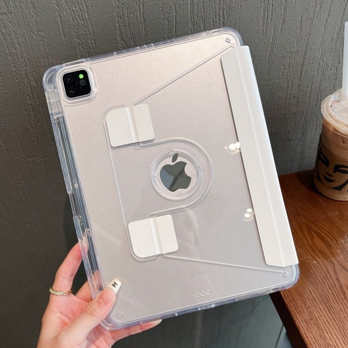 タブレットケース 透明スタンド機能付き保護ケース