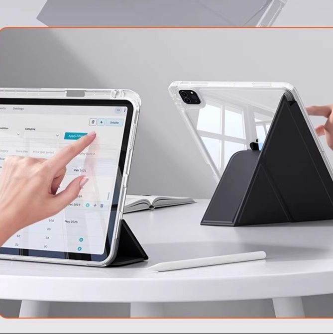 Xiaomi 3つ折りタブレットケース 多角度スタンド付き保護ケース