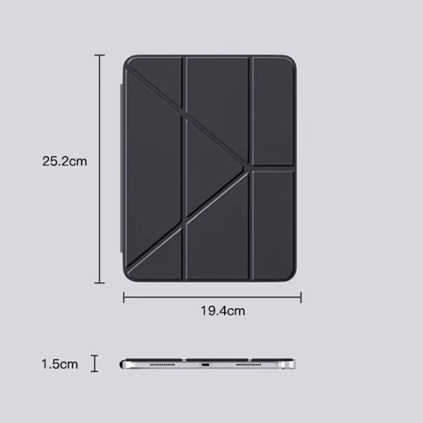 Xiaomi 3つ折りタブレットケース 多角度スタンド付き保護ケース
