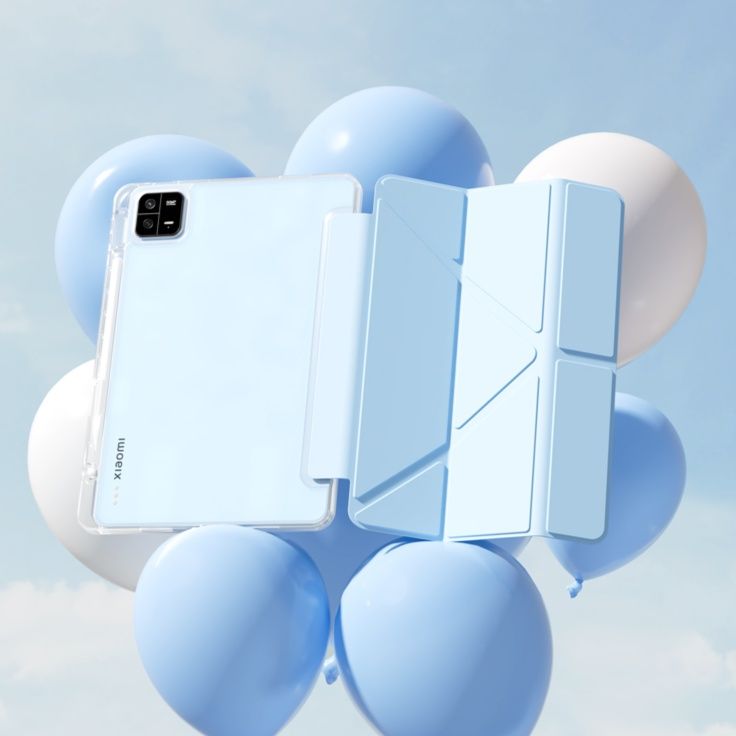 Xiaomi 3つ折りタブレットケース 多角度スタンド付き保護ケース