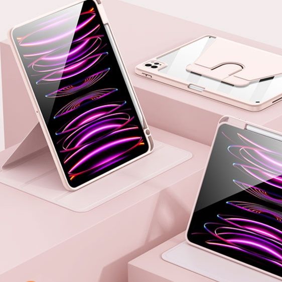 iPad/iPad Air/iPad PRo/miniタブレットケース 360度回転スタンドケース