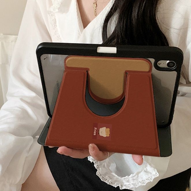 タブレットケース ポテト柄 可愛い保護カバー
