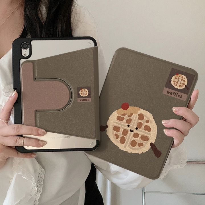 タブレットケース ポテト柄 可愛い保護カバー