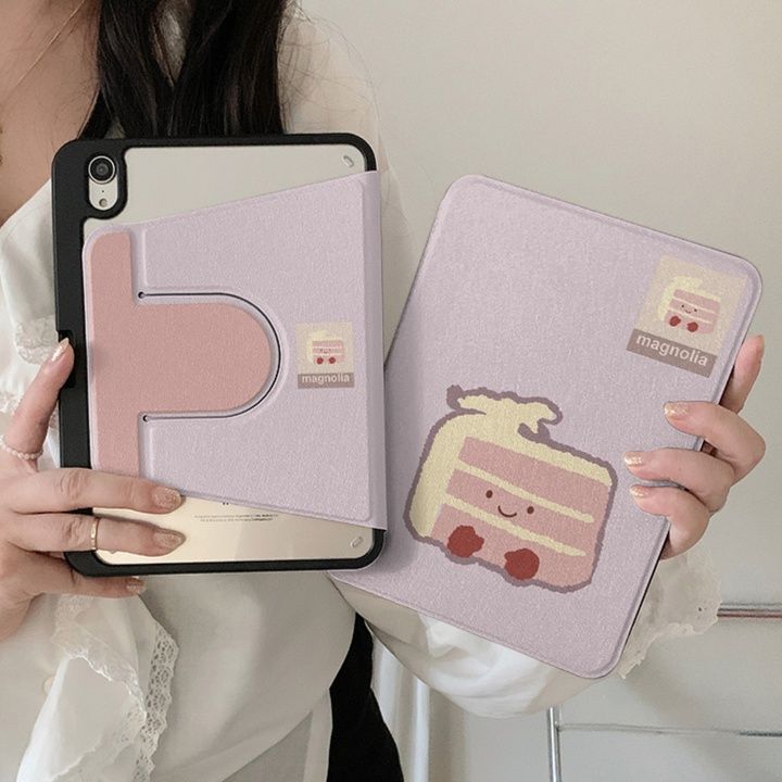 タブレットケース ポテト柄 可愛い保護カバー