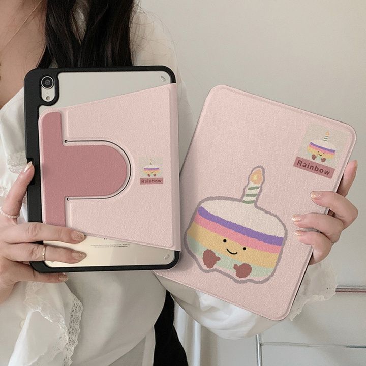 タブレットケース ポテト柄 可愛い保護カバー