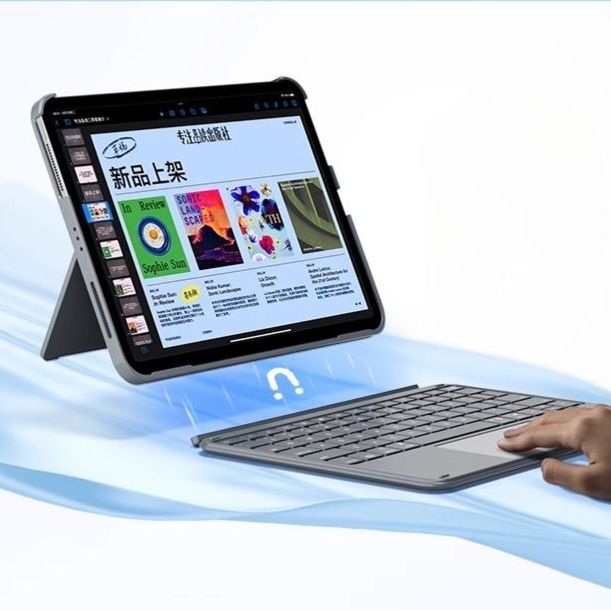タブレットケース 磁力吸着式キーボード付きタブレットケース