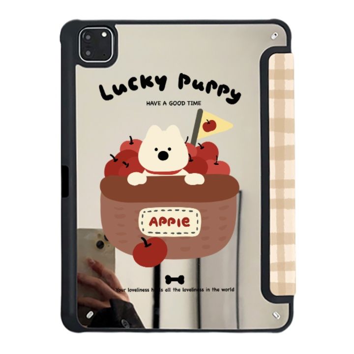 タブレットケース かわいい猫と熊のお菓子作りケース