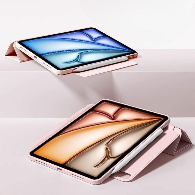 タブレットケース 多機能回転式磁気吸着タブレットカバー