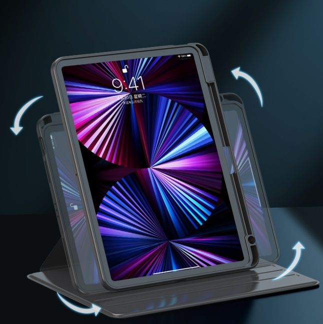 タブレットケース 折りたたみ式スタンド機能付き保護カバー