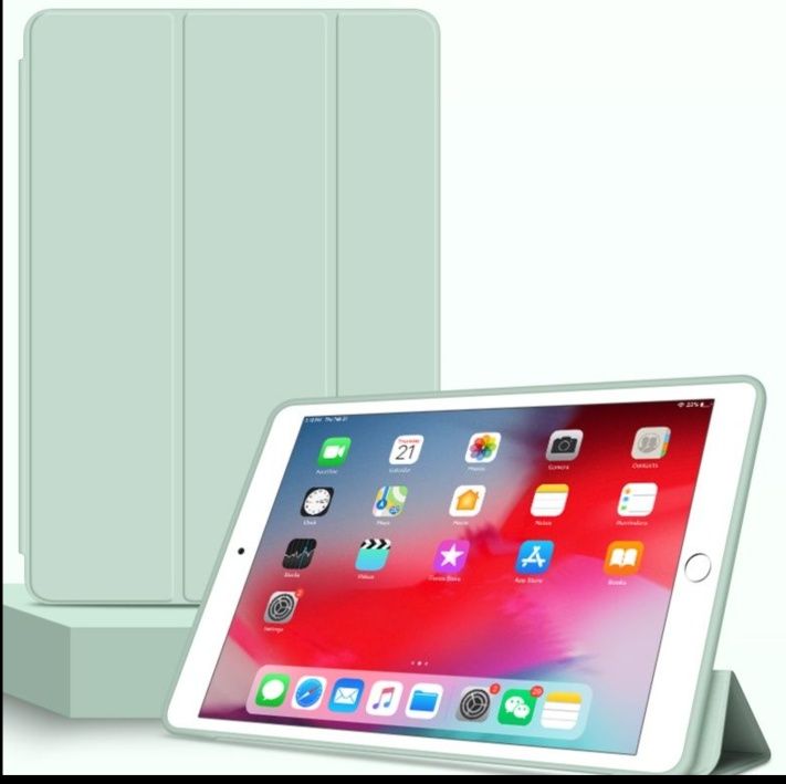 iPad/iPad Air/iPad Pro/miniタブレットケース 側面磁気充電対応ペン収納三つ折り保護ケース