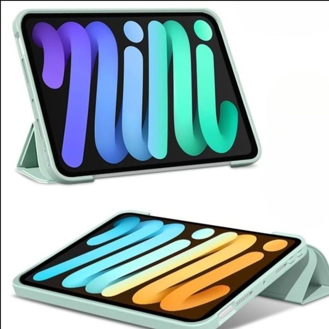 iPad/iPad Air/iPad Pro/miniタブレットケース 側面磁気充電対応ペン収納三つ折り保護ケース