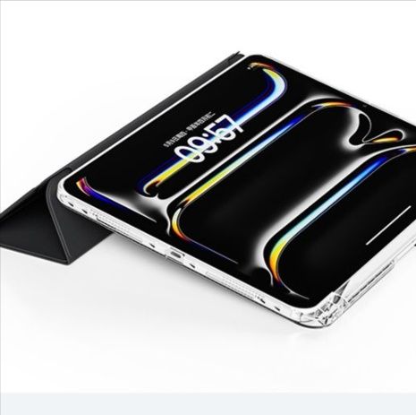 iPad/iPad Air/iPad Pro/ タブレットケース 炭素繊維スタンド式衝撃吸収保護カバー