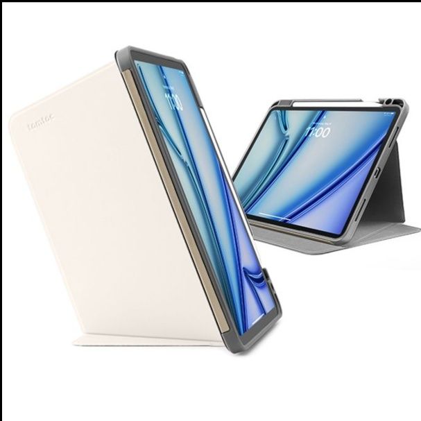 iPad Air/タブレットケース 縦横自在 多機能保護ケース 省スペース型