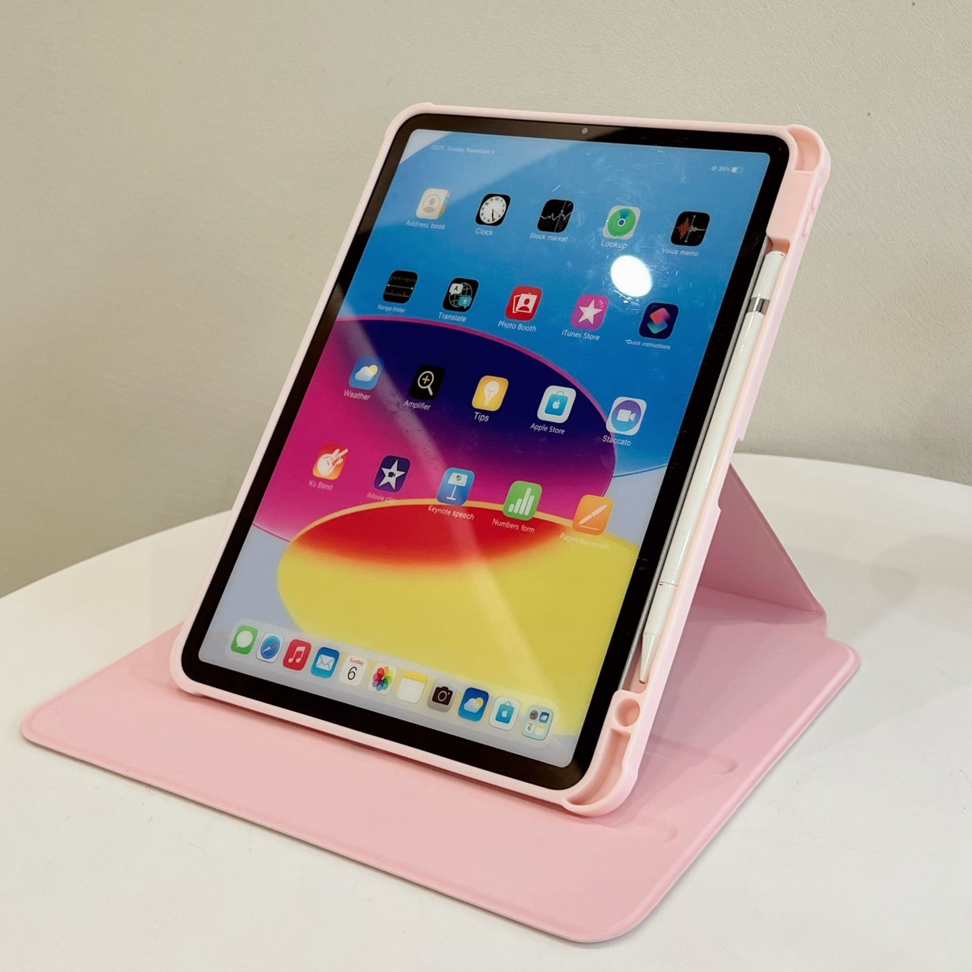 タブレットケース 子猫模様の手帳型保護カバー
