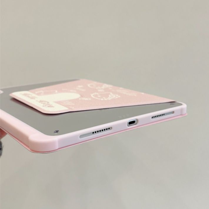 タブレットケース 子猫模様の手帳型保護カバー