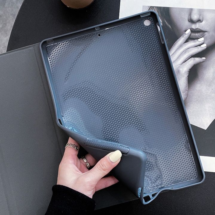 タブレットケース シンプル線画キャラクター保護ケース