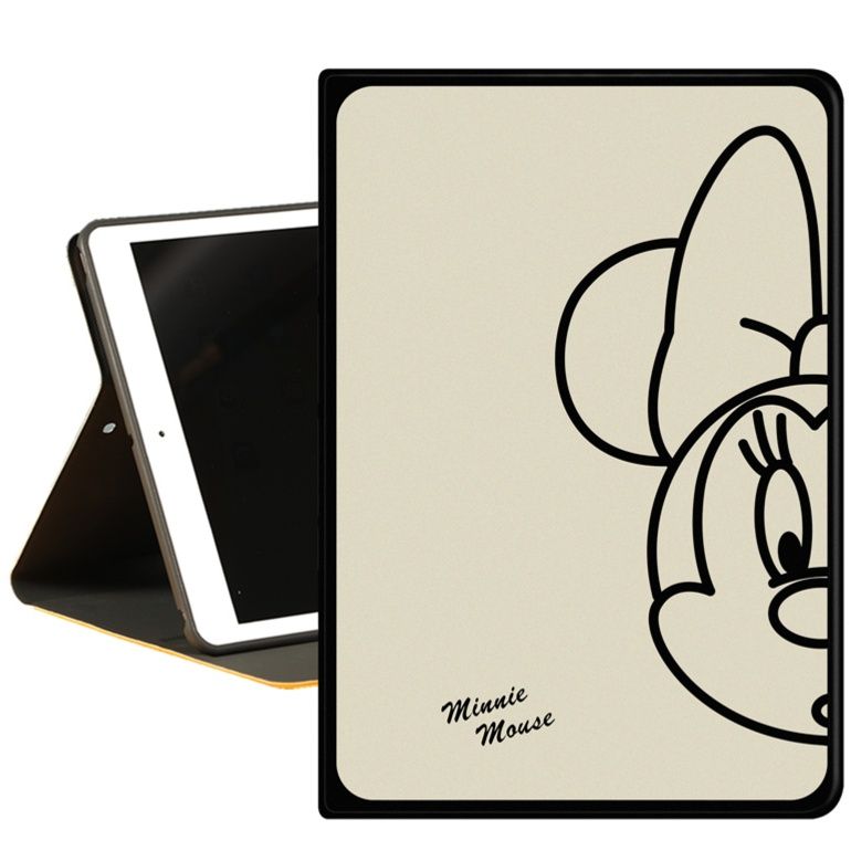 タブレットケース シンプル線画キャラクター保護ケース