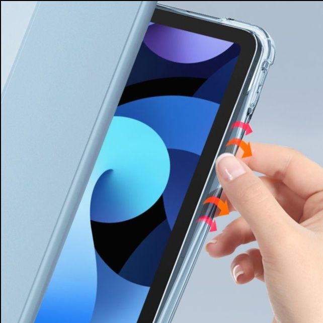 iPad/iPad Air/iPad Pro/miniタブレットケース 衝撃吸収 硬底軟辺 保護カバー