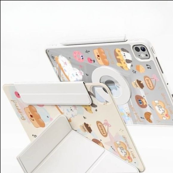 iPad/iPad Air/iPad Pro/mini タブレットケース かわいい動物たちのパン屋さん保護ケース