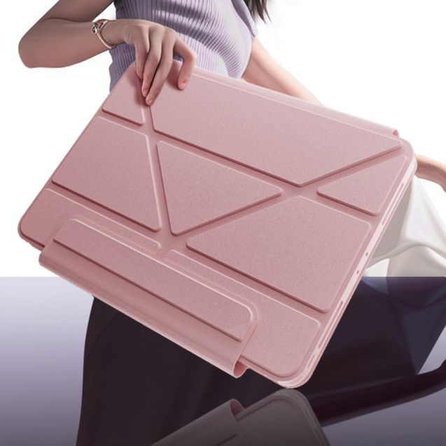 タブレットケース 多角度調節可能 折り畳み式保護カバー