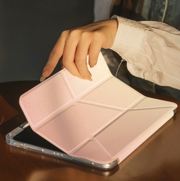 タブレットケース 幾何学模様 折り畳み式保護カバー