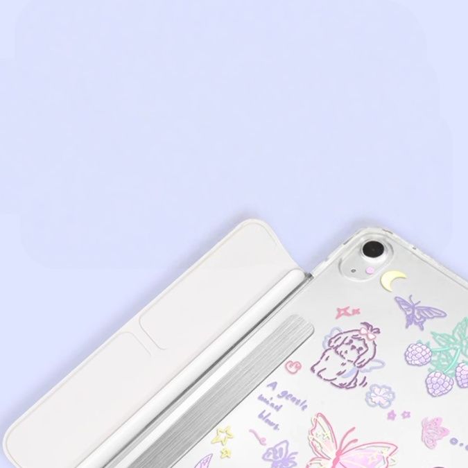 タブレットケース かわいい動物柄 磁石折りたたみ保護カバー