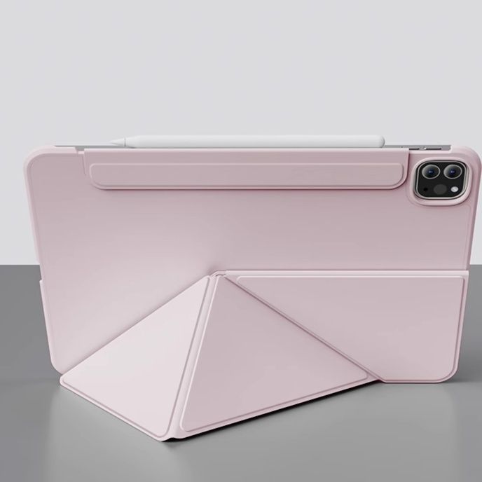 タブレットケース 折り紙スタイル 多機能ペンホルダー付き保護カバー