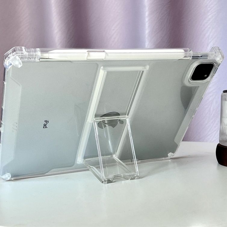 タブレットケース 透明スタンド機能付き保護ケース