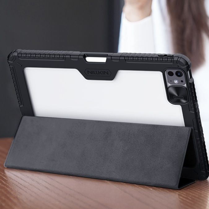 タブレットケース 磁石連動自動開閉機能付き耐衝撃保護ケース