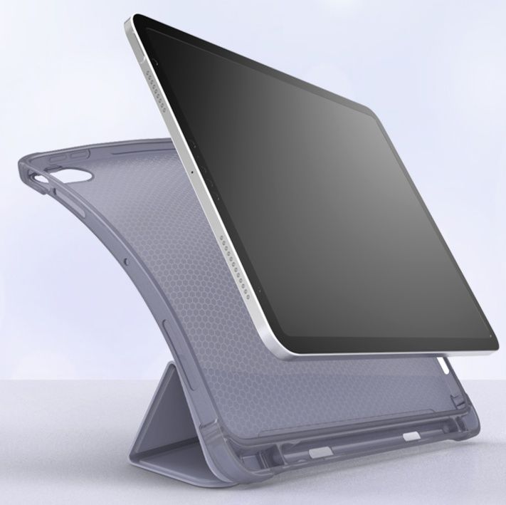 タブレットケース 薄型六角模様スタンド機能付き保護ケース