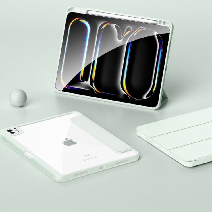 タブレットケース 磁気吸着型透明軽量保護ケース