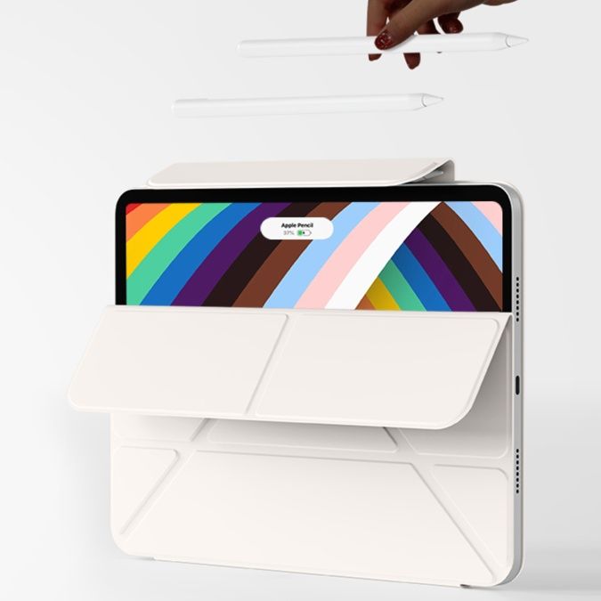 タブレットケース 折りたたみ式多角度スタンドケース