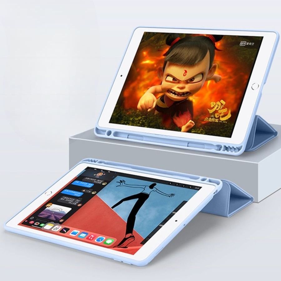 タブレットケース 三つ折り スタンド機能付き 保護ケース
