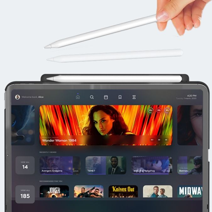 タブレットケース 磁力吸着式多機能保護カバー