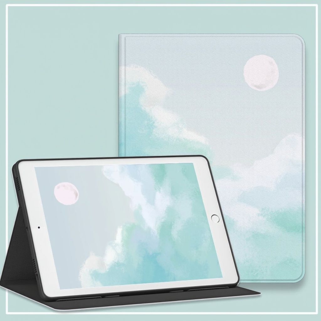 タブレットケース 夢見る空の筆槽付き保護カバー iPad/iPad Air/iPad Pro/mini