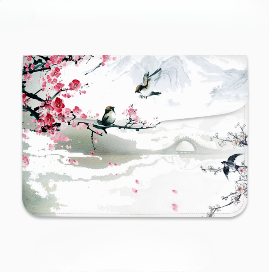 タブレットケース PCケース /水墨画デザイン/薄型軽量/タブレット・PCケース iPad/Macbook/Surface/Huawei