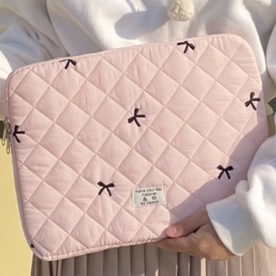 タブレットケース/PCケース 刺繍キルティング/柔らか起毛/タブレット・PCケース iPad/Macbook/Surface/Huawei