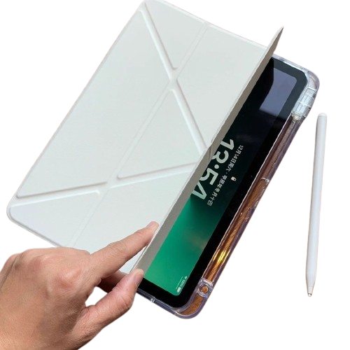 タブレットケース iPad/iPad Air/iPad Pro/mini 透明折り紙スタンド保護カバー